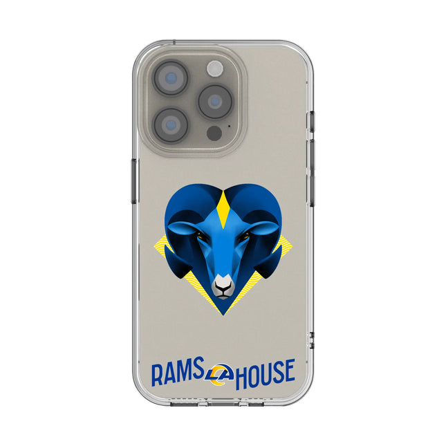 Los Angeles Rams Deco Clear Phone Case for Apple iPhone