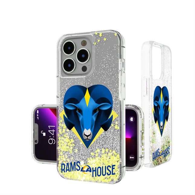 Los Angeles Rams Deco Glitter Phone Case for Apple iPhone