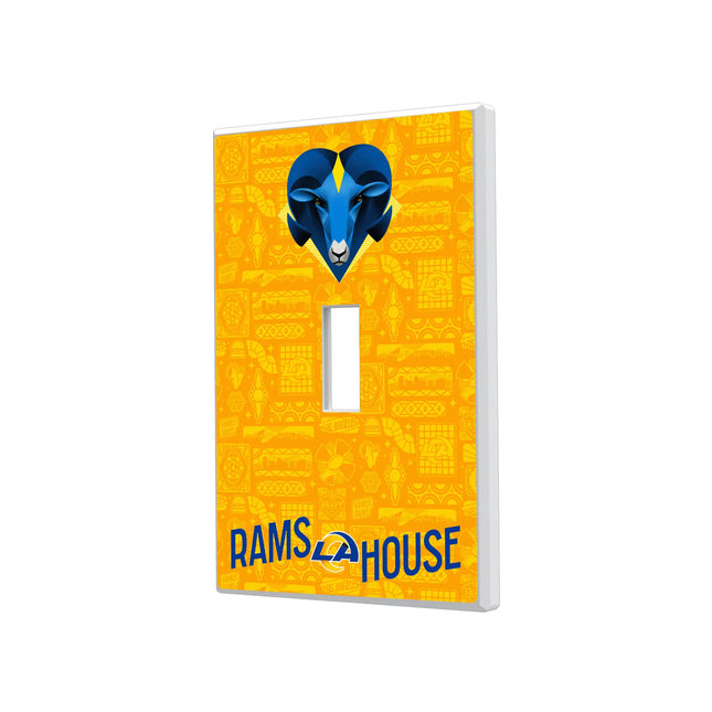 Los Angeles Rams Deco Hidden-Screw Light Switch Plate
