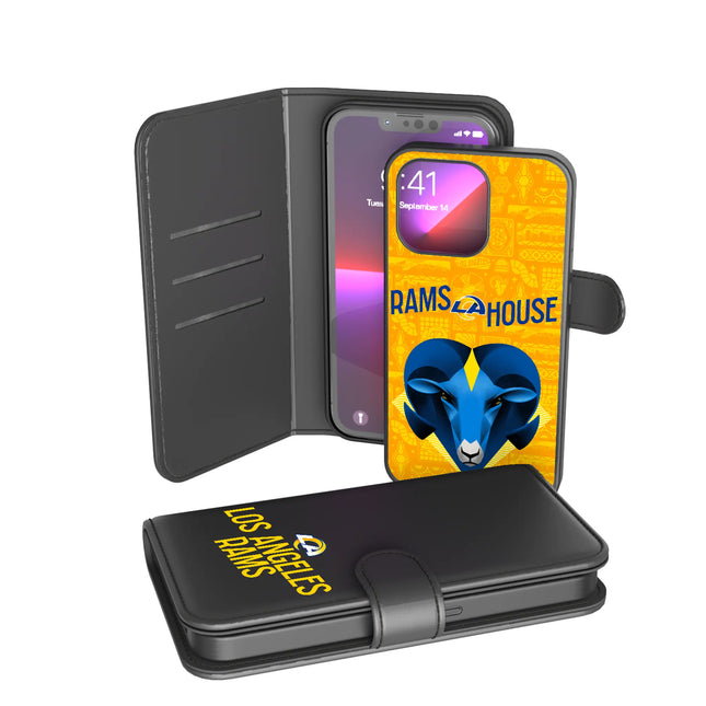 Los Angeles Rams Deco Wallet Phone Case for Apple iPhone
