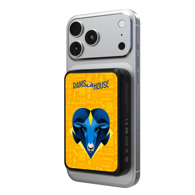 Los Angeles Rams Deco Wireless Mag Power Bank