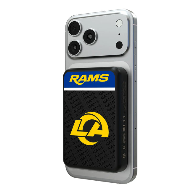 Los Angeles Rams Endzone Plus Wireless Mag Power Bank