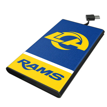 Los Angeles Rams Endzone Solid 5000mAh Flat Powerbank