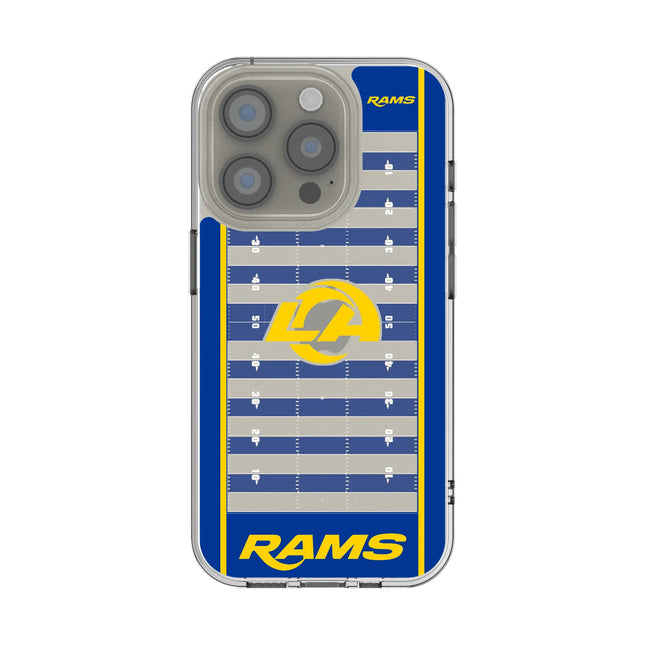 Los Angeles Rams Field Clear Phone Case for Apple iPhone