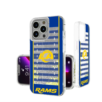 Los Angeles Rams Field Glitter Phone Case for Apple iPhone