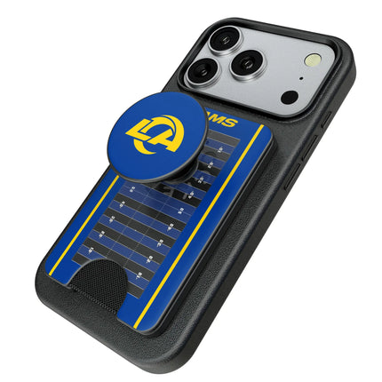 Los Angeles Rams Field PopSockets MagSafe-Compatible PopWallet+