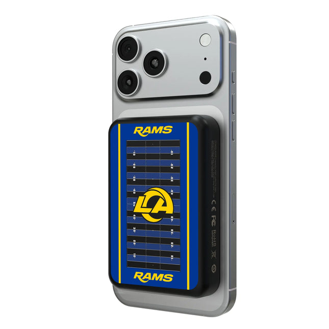 Los Angeles Rams Field Wireless Mag Power Bank