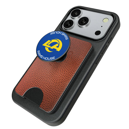 Los Angeles Rams Football PopSockets MagSafe-Compatible PopWallet+