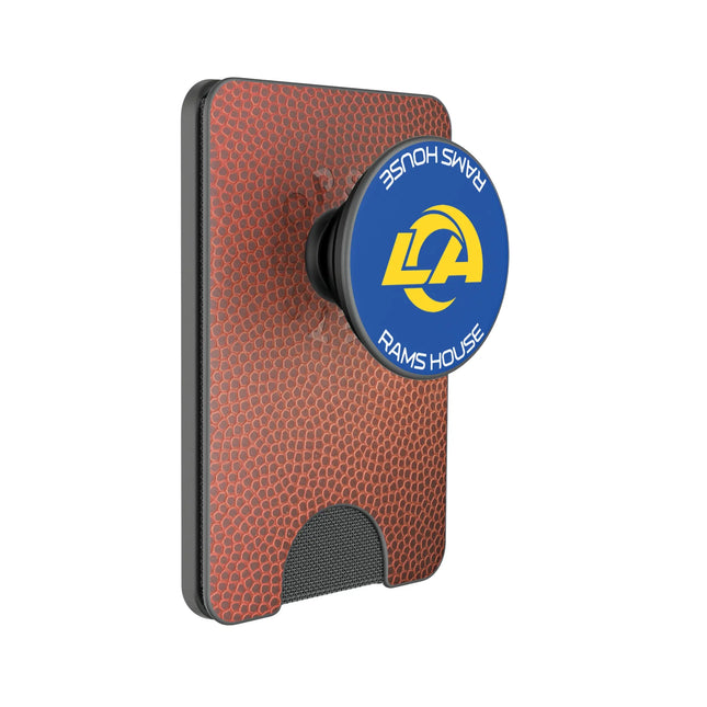 Los Angeles Rams Football PopSockets MagSafe-Compatible PopWallet+