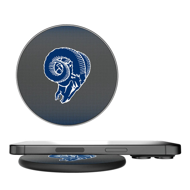 Los Angeles Rams Historic Collection Linen 15-Watt Wireless Charger