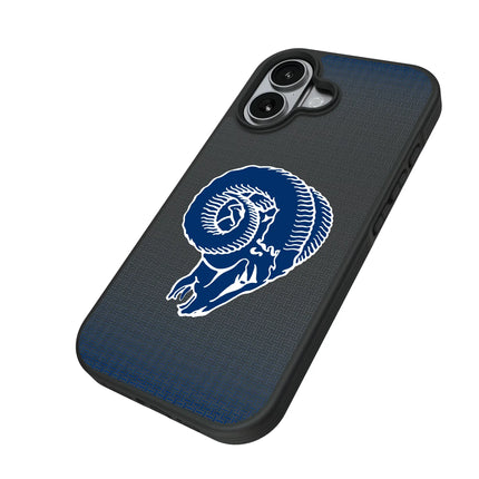 Los Angeles Rams Historic Collection Linen Bump Phone Case for Apple iPhone