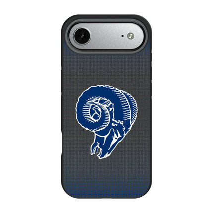 Los Angeles Rams Historic Collection Linen Bump Phone Case for Apple iPhone