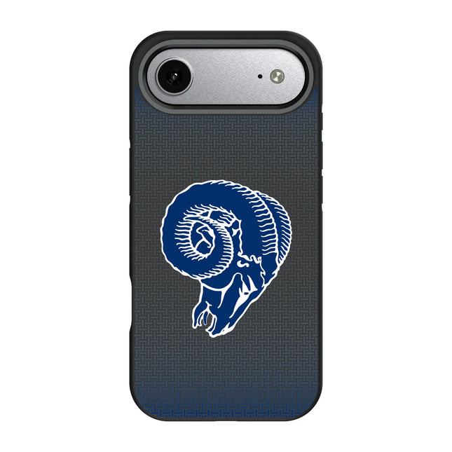 Los Angeles Rams Historic Collection Linen Bump Phone Case for Apple iPhone