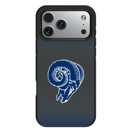 Los Angeles Rams Historic Collection Linen Bump Phone Case for Apple iPhone