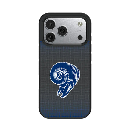 Los Angeles Rams Historic Collection Linen Bump Phone Case for Apple iPhone