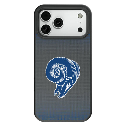 Los Angeles Rams Historic Collection Linen Bump Phone Case for Apple iPhone
