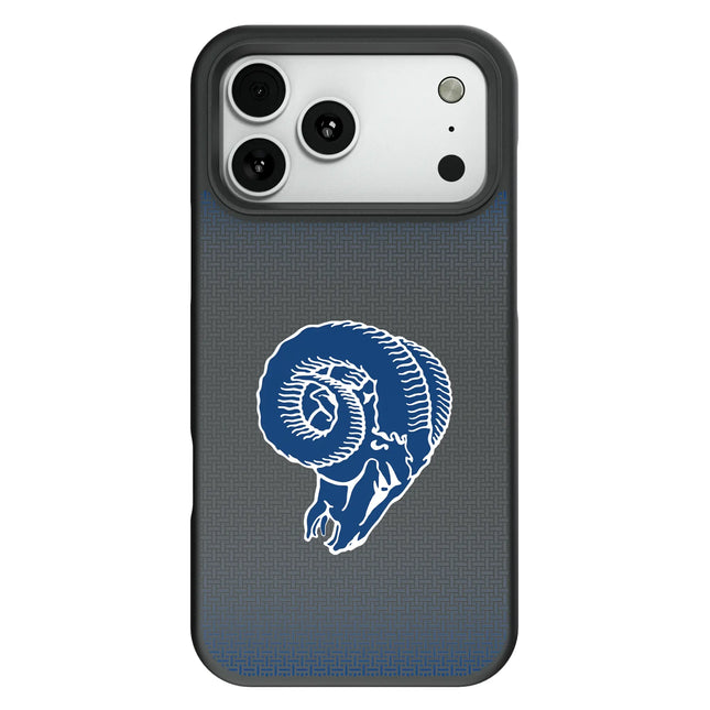 Los Angeles Rams Historic Collection Linen Bump Phone Case for Apple iPhone