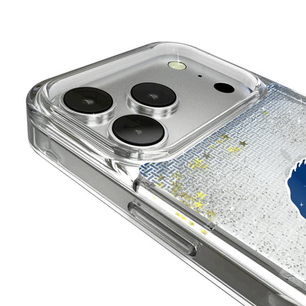 Los Angeles Rams Historic Collection Linen Glitter Phone Case for Apple iPhone