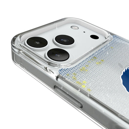 Los Angeles Rams Historic Collection Linen Glitter Phone Case for Apple iPhone