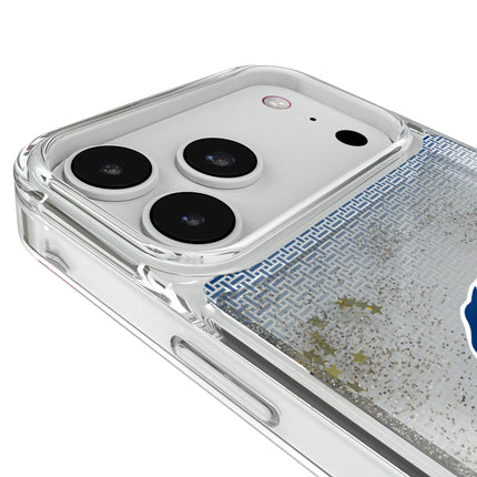 Los Angeles Rams Historic Collection Linen Glitter Phone Case for Apple iPhone