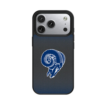 Los Angeles Rams Historic Collection Linen MagSafe Compatible Phone Case for Apple iPhone