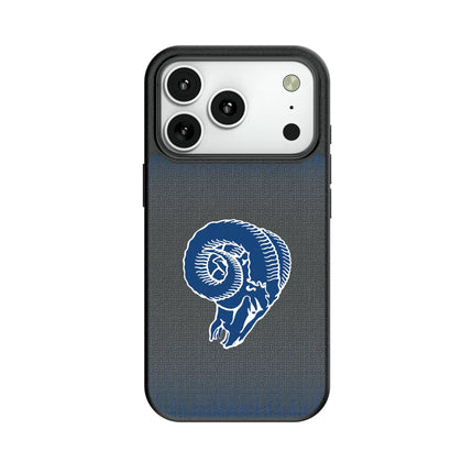 Los Angeles Rams Historic Collection Linen MagSafe Compatible Phone Case for Apple iPhone