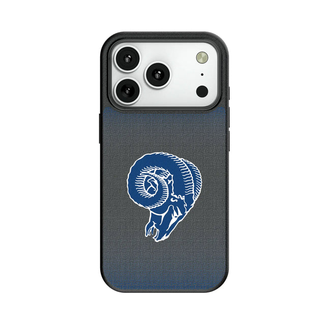 Los Angeles Rams Historic Collection Linen MagSafe Compatible Phone Case for Apple iPhone