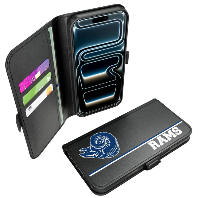 Los Angeles Rams Historic Collection Sidebar Folio 2.0 Case for Apple iPhone