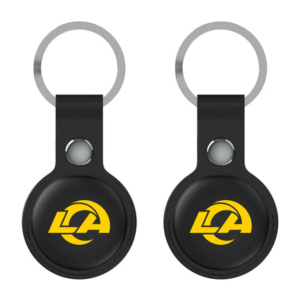Los Angeles Rams Insignia Black Airtag Holder 2-Pack
