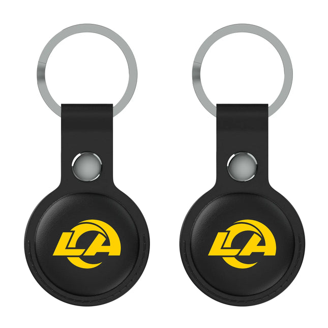 Los Angeles Rams Insignia Black Airtag Holder 2-Pack
