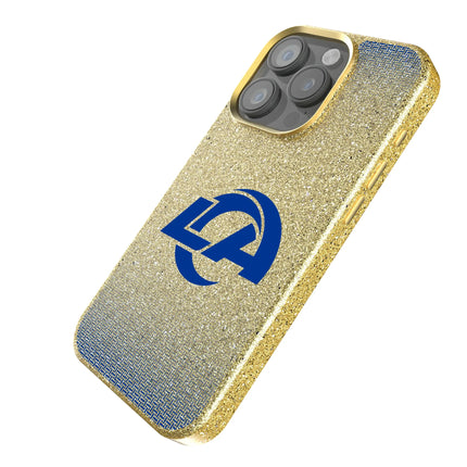 Los Angeles Rams Linen Bling Phone Case for Apple iPhone