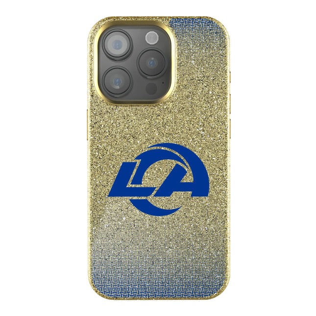 Los Angeles Rams Linen Bling Phone Case for Apple iPhone
