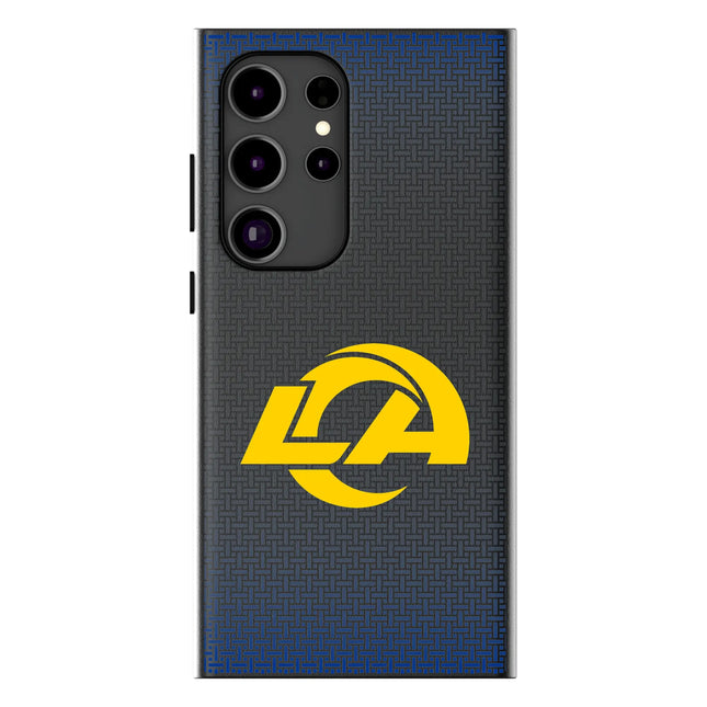 Los Angeles Rams Linen MagSafe Compatible Phone Case for Samsung Galaxy