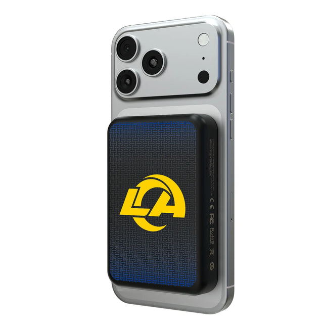 Los Angeles Rams Linen Wireless Mag Power Bank