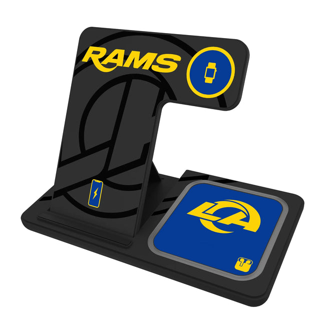 Los Angeles Rams Monocolor Tilt 3 in 1 Charging Station