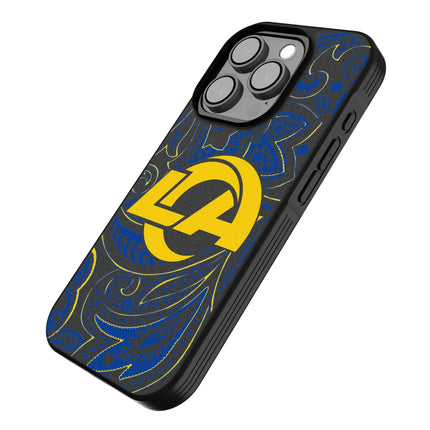 Los Angeles Rams Paisley Bump Phone Case for Apple iPhone