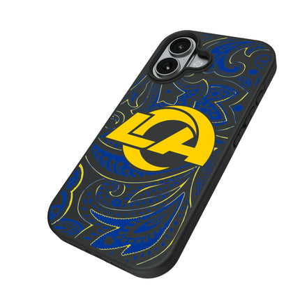 Los Angeles Rams Paisley Bump Phone Case for Apple iPhone