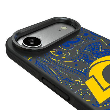 Los Angeles Rams Paisley Bump Phone Case for Apple iPhone