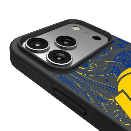 Los Angeles Rams Paisley Bump Phone Case for Apple iPhone