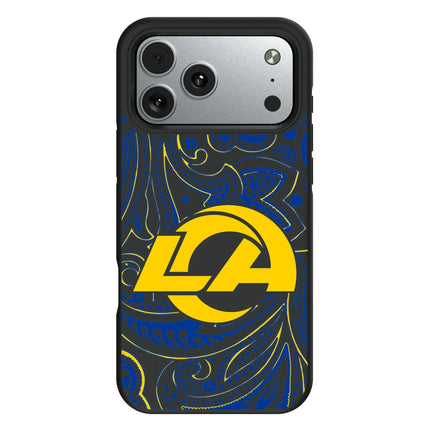 Los Angeles Rams Paisley Bump Phone Case for Apple iPhone