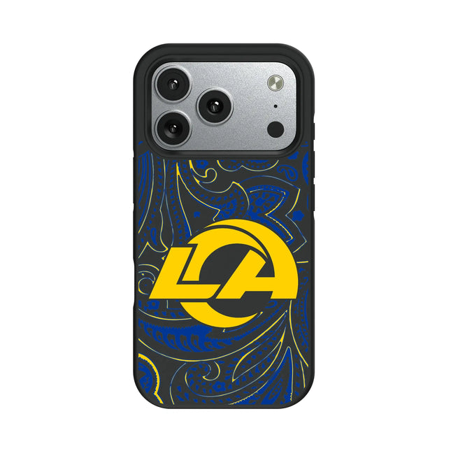 Los Angeles Rams Paisley Bump Phone Case for Apple iPhone