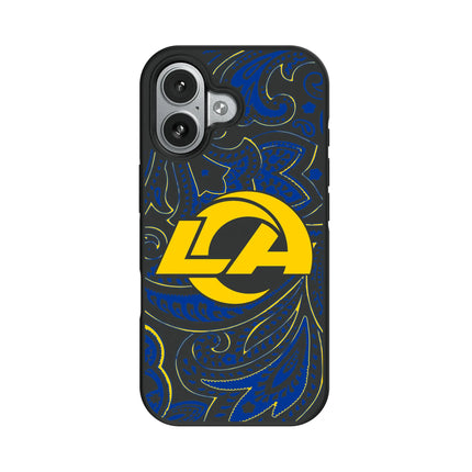 Los Angeles Rams Paisley Bump Phone Case for Apple iPhone
