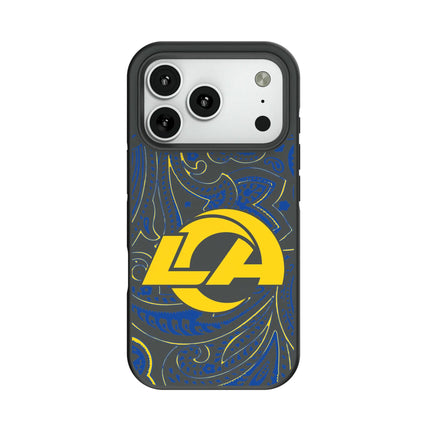 Los Angeles Rams Paisley Bump Phone Case for Apple iPhone