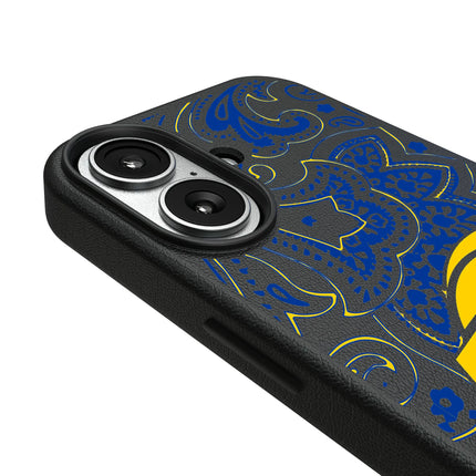 Los Angeles Rams Paisley MagSafe Compatible Phone Case for Apple iPhone