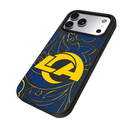 Los Angeles Rams Paisley MagSafe Compatible Phone Case for Apple iPhone