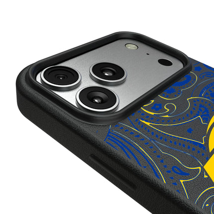 Los Angeles Rams Paisley MagSafe Compatible Phone Case for Apple iPhone