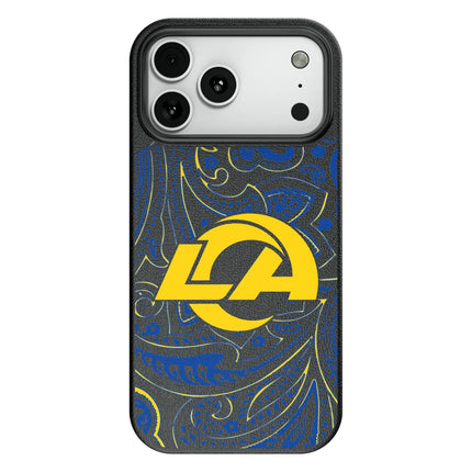 Los Angeles Rams Paisley MagSafe Compatible Phone Case for Apple iPhone