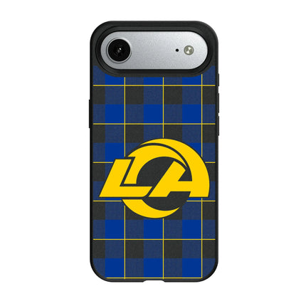 Los Angeles Rams Plaid MagSafe Compatible Phone Case for Apple iPhone