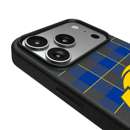 Los Angeles Rams Plaid MagSafe Compatible Phone Case for Apple iPhone