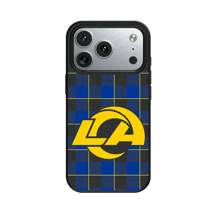 Los Angeles Rams Plaid MagSafe Compatible Phone Case for Apple iPhone